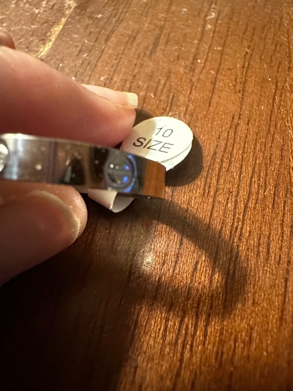 Classic Silver Screw-Accent Womens Band - Picture 5 of 5